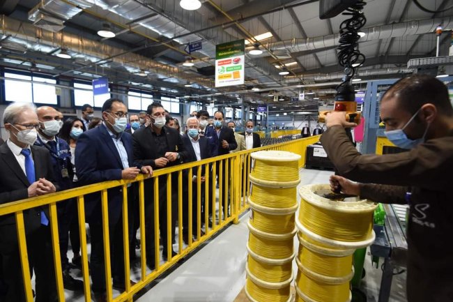 مدبولى يتفقد المنطقة الصناعية  ببورسعيد