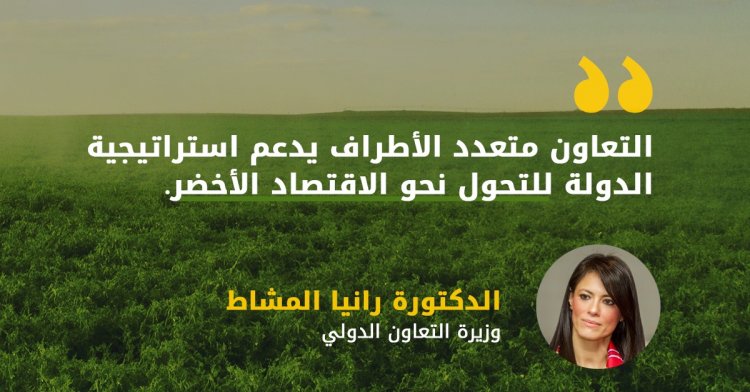 «المشاط»: التعاون متعدد الأطراف يدعم استراتيجية الدولة للتحول نحو الاقتصاد الأخضر