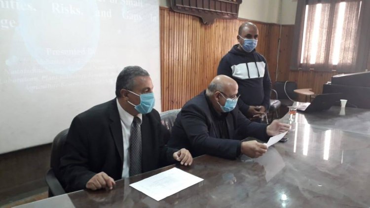 "امراض النباتات" تنظم دورة تدريبية حول تطبيقات النانوتكنولوجى 