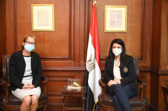 المشاط تبحث مجالات الشراكة المستقبلية ومفاوضات إطار تمويل سياسات التنمية مع البنك الدولى 