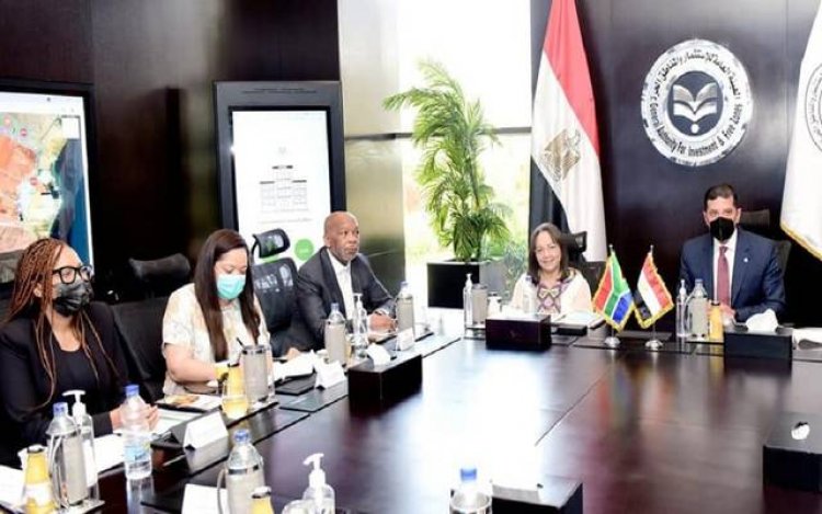 مباحثات  بين مصر وجنوب إفريقيا لدفع العلاقات الاستثمارية بين البلدين