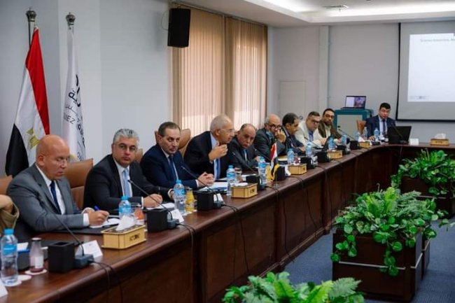 وفد روسي يزور موقع مشروع المنطقة الصناعية الروسية بالسخنة