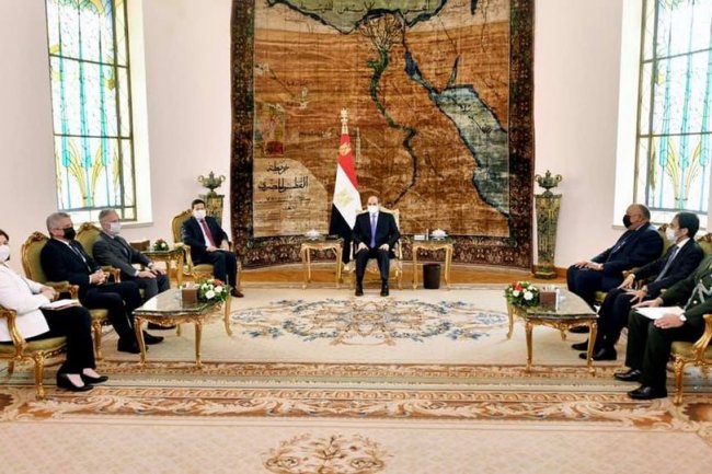 نائب رئيس البرازيل يبحث مع الرئيس السيسى زيادة التعاون السياسي والإقتصادي بين البلدين