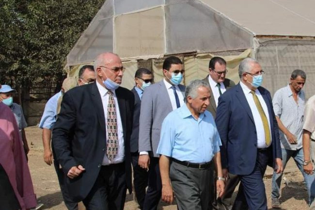 الزراعة تتابع أعمال رفع كفاءة محطة بحوث البساتين بقها 