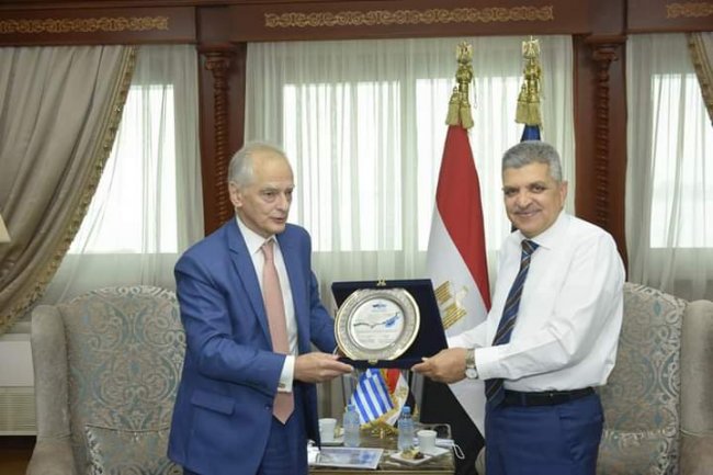  ربيع يلتقي السفير اليوناني لبحث سبل التعاون المشترك