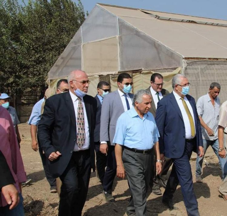 الزراعة تتابع أعمال رفع كفاءة محطة بحوث البساتين بقها 