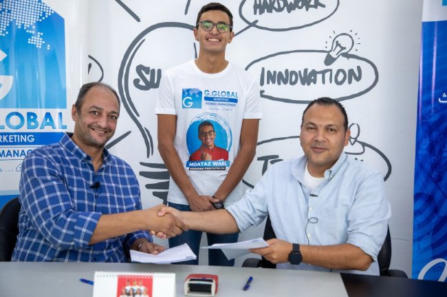 جي جلوبال تتعاقد مع بطل الخماسي الحديث معتز وائل