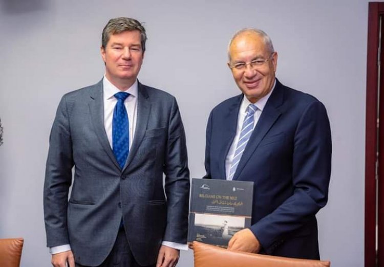 اقتصادية قناة السويس تستقبل السفير البلجيكي لبحث الفرص الاستثمارية