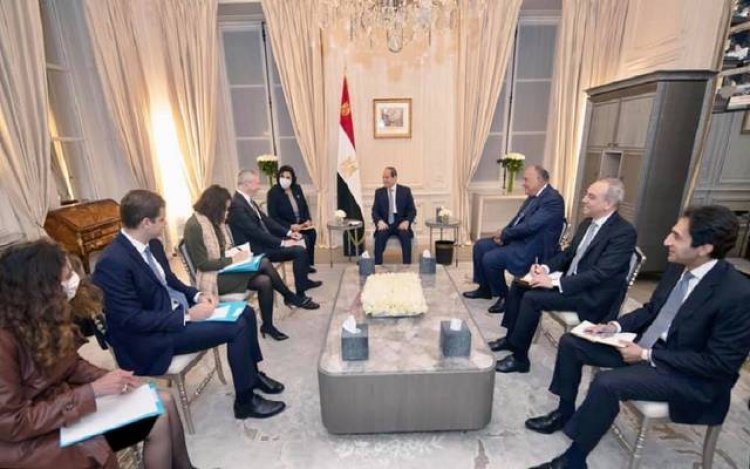 خلال لقائه مع السيسي.. وزير الاقتصاد يؤكد تشجيع الشركات الفرنسية للاستثمار بمصر