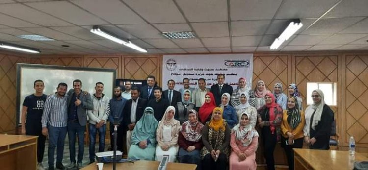 وقاية النباتات ينظم دورة تدريبية عن المكافحة الحيوية للآفات بمحافظة سوهاج