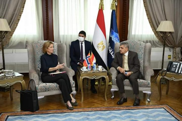 ربيع يلتقي سفيرة النرويج لتفعيل سبل التعاون المشترك