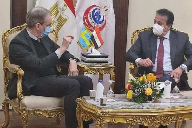 مصر تبحث مع السويد تعزيز التعاون في القطاع الصحي