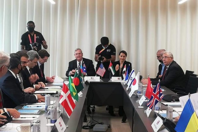 وزير الزراعة يلقى كلمة مصر ‏فى الإجتماع الوزاري الأول ‏لمبادرة الإبتكار الزراعي للمناخ بدبي