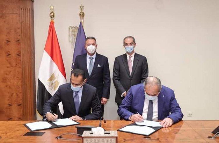  بروتوكول تعاون بشأن تنفيذ أعمال التكامل بين بنك مصر ومنصة مصر الرقمية والمحول الرقمى الحكومى