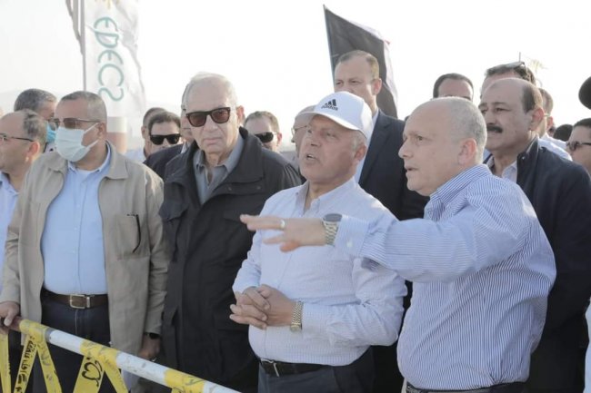 وزير النقل يتفقد مشروع استكمال تطوير ميناء السخنة 