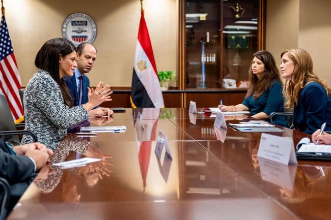 "المشاط" تناقش الاتفاقيات المستقبلية مع الوكالة الأمريكية للتنمية في مجال العمل المناخي