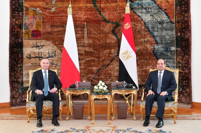 السيسي ورئيس بولندا يبحثان تنمية العلاقات الثنائية في مختلف المجالات