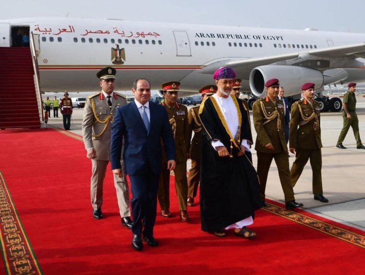 زيادة الاستثمارات العمانية في مصر  تتصدر مباحثات  السيسى وبن طارق