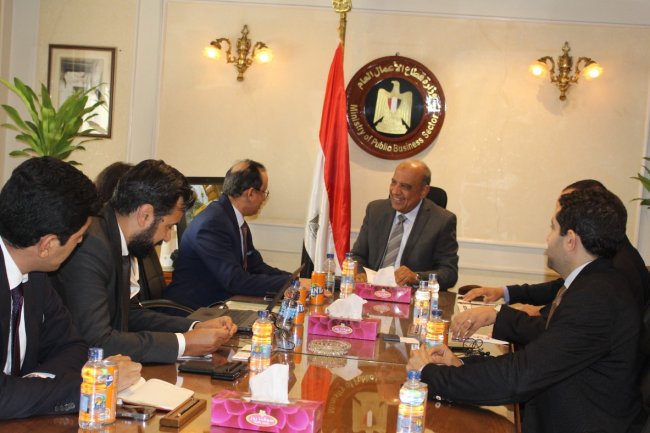 وزير قطاع الأعمال العام يبحث مع أرسيلور ميتال الجبيل التعاون في صناعة المواسير 