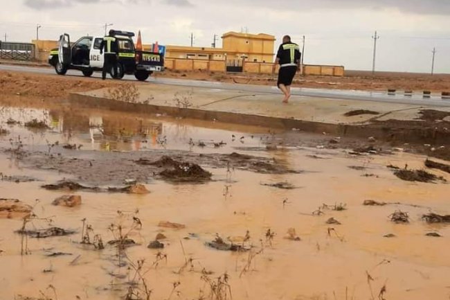 أمطارا غزيرة على  منطقة الساحل الشمالي الغربي
