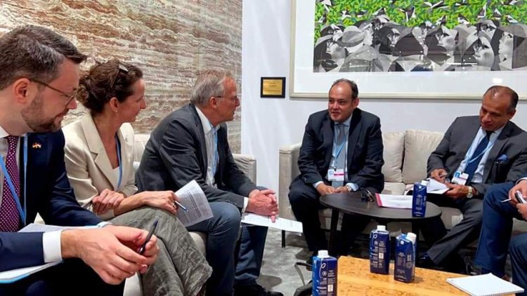 وزير الصناعة يبحث سبل التعاون مع ألمانيا في مجالات المشروعات الصغيرة  والتدريب والتعاون الفني 