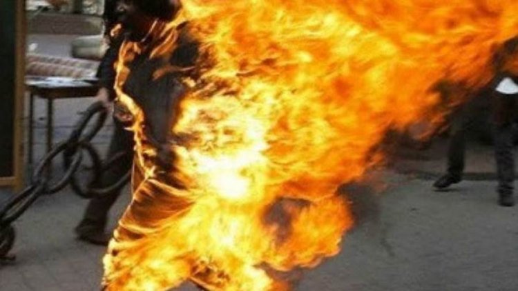 تركته فحرقها بالبنزين ..نهاية مأساوية لقصة حب 