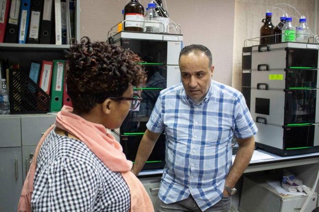 المركزي لمتبقيات المبيدات (كيوكاب) ينظم برنامج تدريبي متخصص لمتدربة من جمهورية بتسوانا