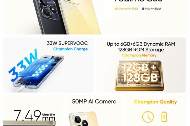  تعرف علي مواصفات هاتف realme C53 